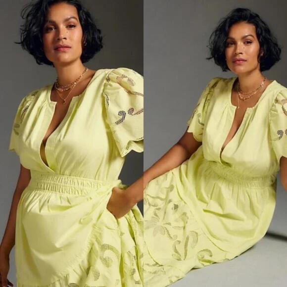 Anthropologie The Somerset Maxi Dress: Cutwork Edition - Picture 2 of 12